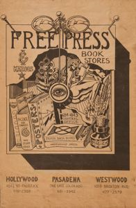 Image of Free Press Bookstores (Ad from LA Free Press)