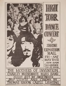 Image of Concert at Shrine Hall, Mothers of Invention, etc. (Poster)