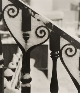 Image of Wrought Iron with Snow