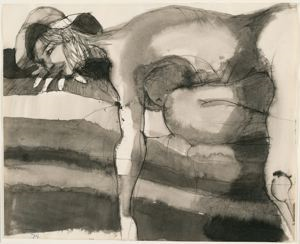 Image of Reclining Nude with Tam