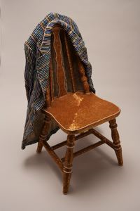 Image of Chair with sports jacket