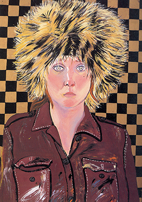 Self-Portrait in Fur Hat, 1972