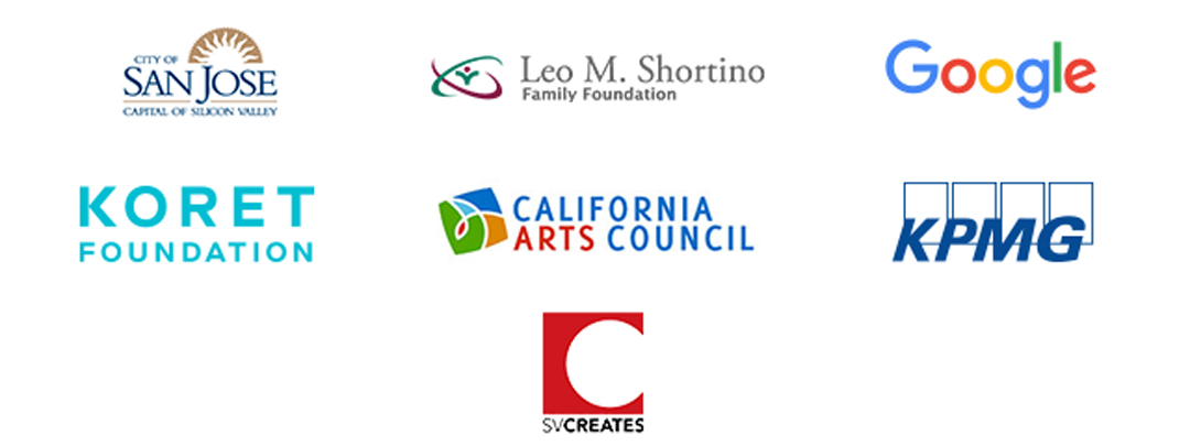 Logos for California Arts Council and Leo M. Shortino Family Fondation