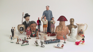 various figurines of iconic political icons