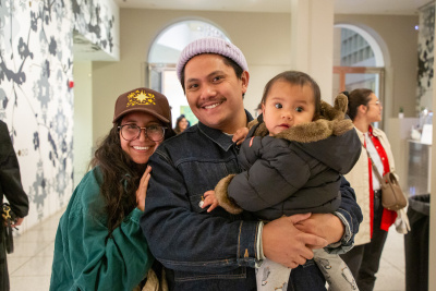 family at SJMA First Friday