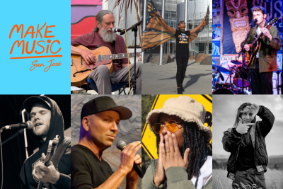headshots of performers and musicians