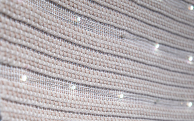 woven textile with led lights