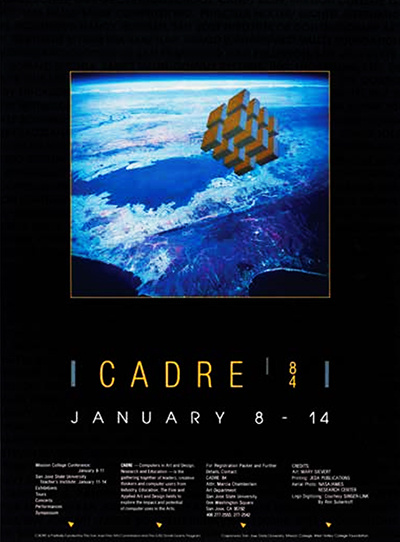 poster of computer generated imagery in 1984