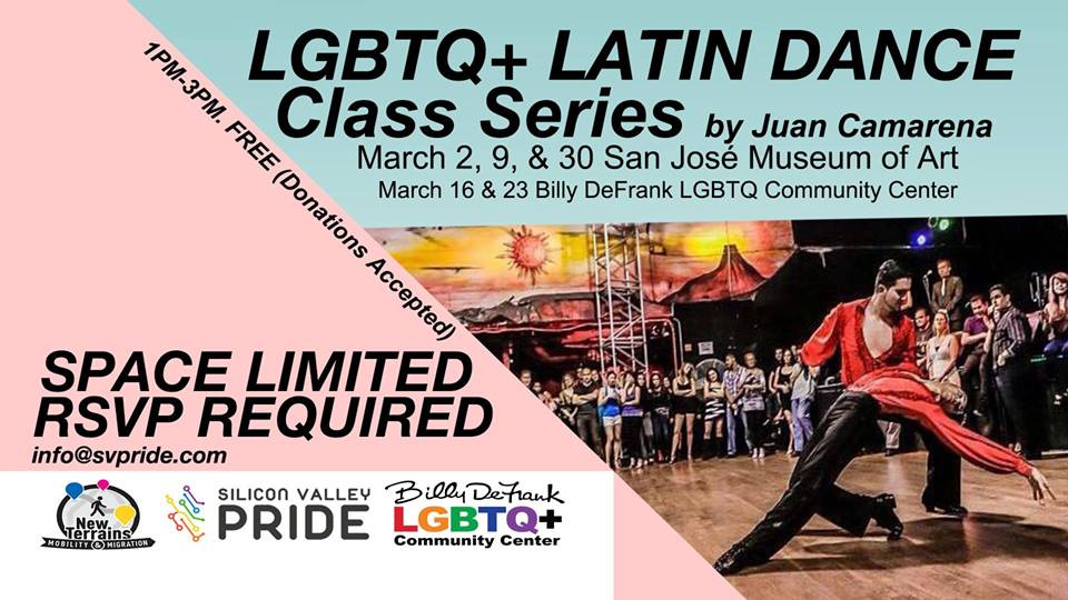 Silicon Valley Pride LGBTQ+ Latin Dance Class San José Museum of Art