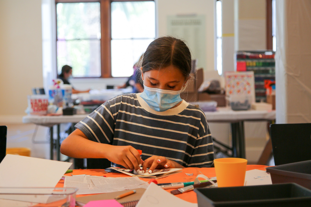 Art camp student.