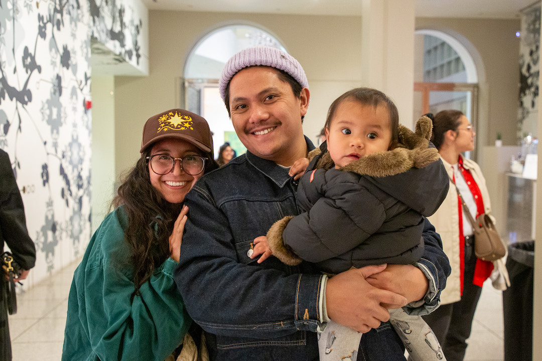family at SJMA First Friday