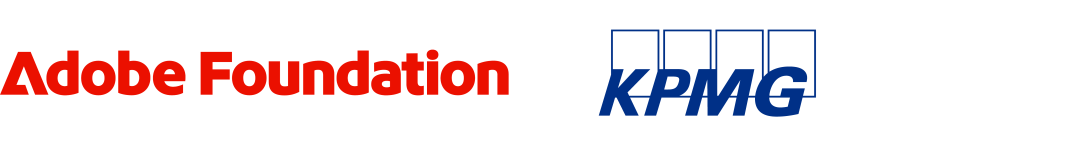 Adobe Foundation, KPMG logo