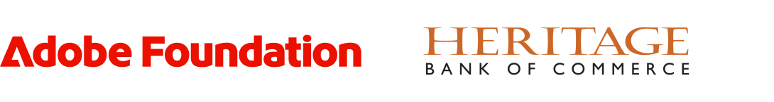 Adobe Foundation, Heritage Bank of Commerce logo