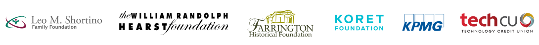 Logos of listed sponsors. 