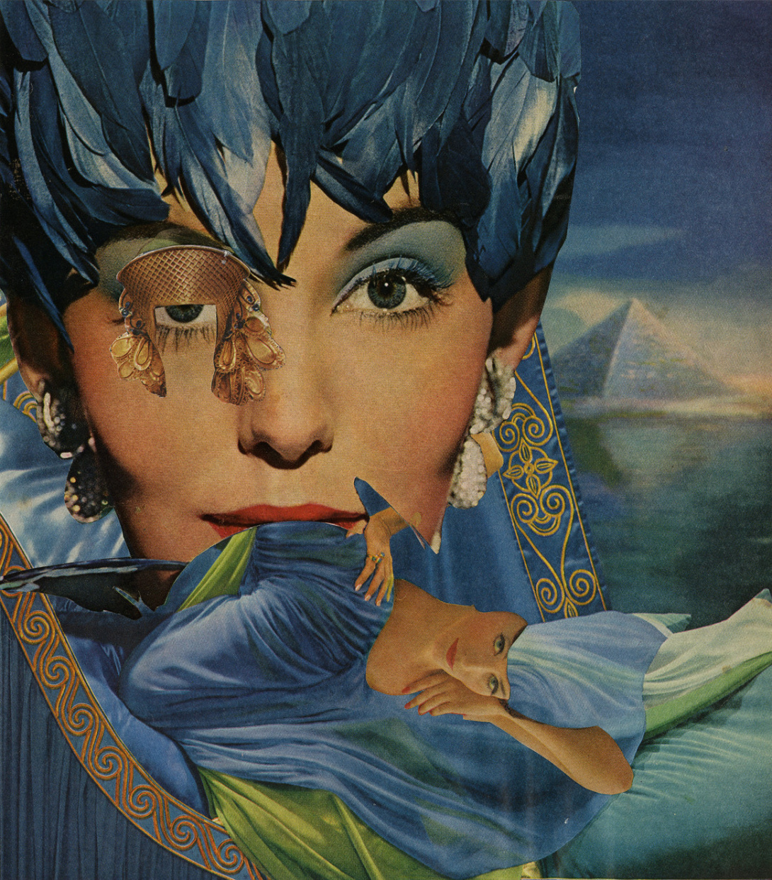 Jean Conner, BLUE PYRAMID, 1970