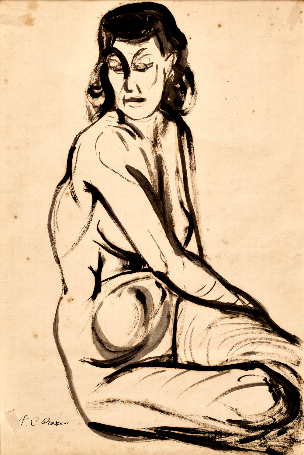Female nude, ca. 1937