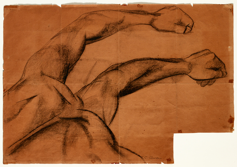 Estudio de brazos y torso (Study of arms and torso), ca. 1926