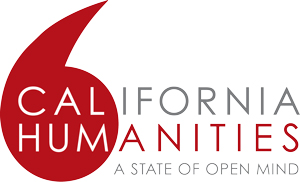 california humanities logo of a red quote