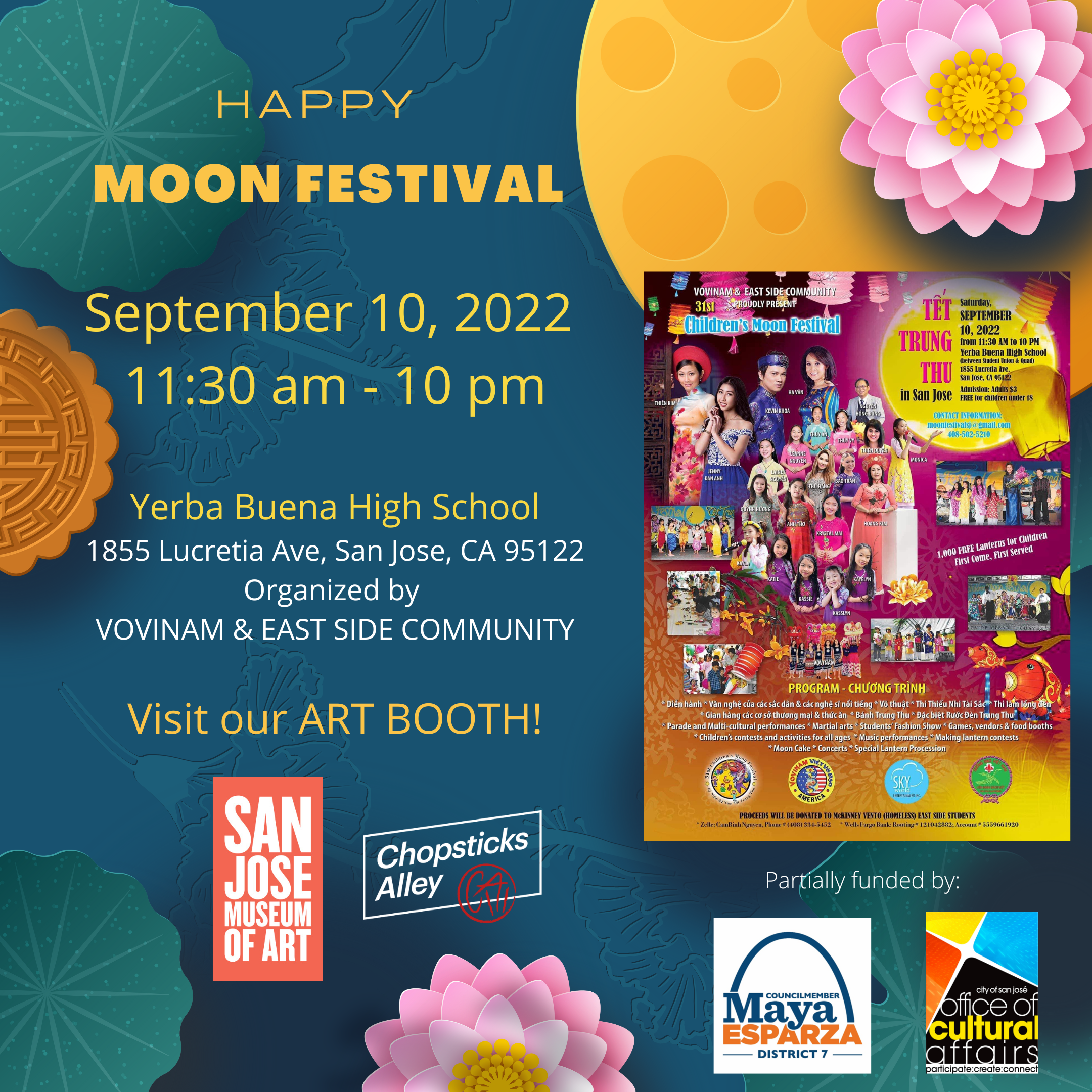 Flyer for the Moon Festival