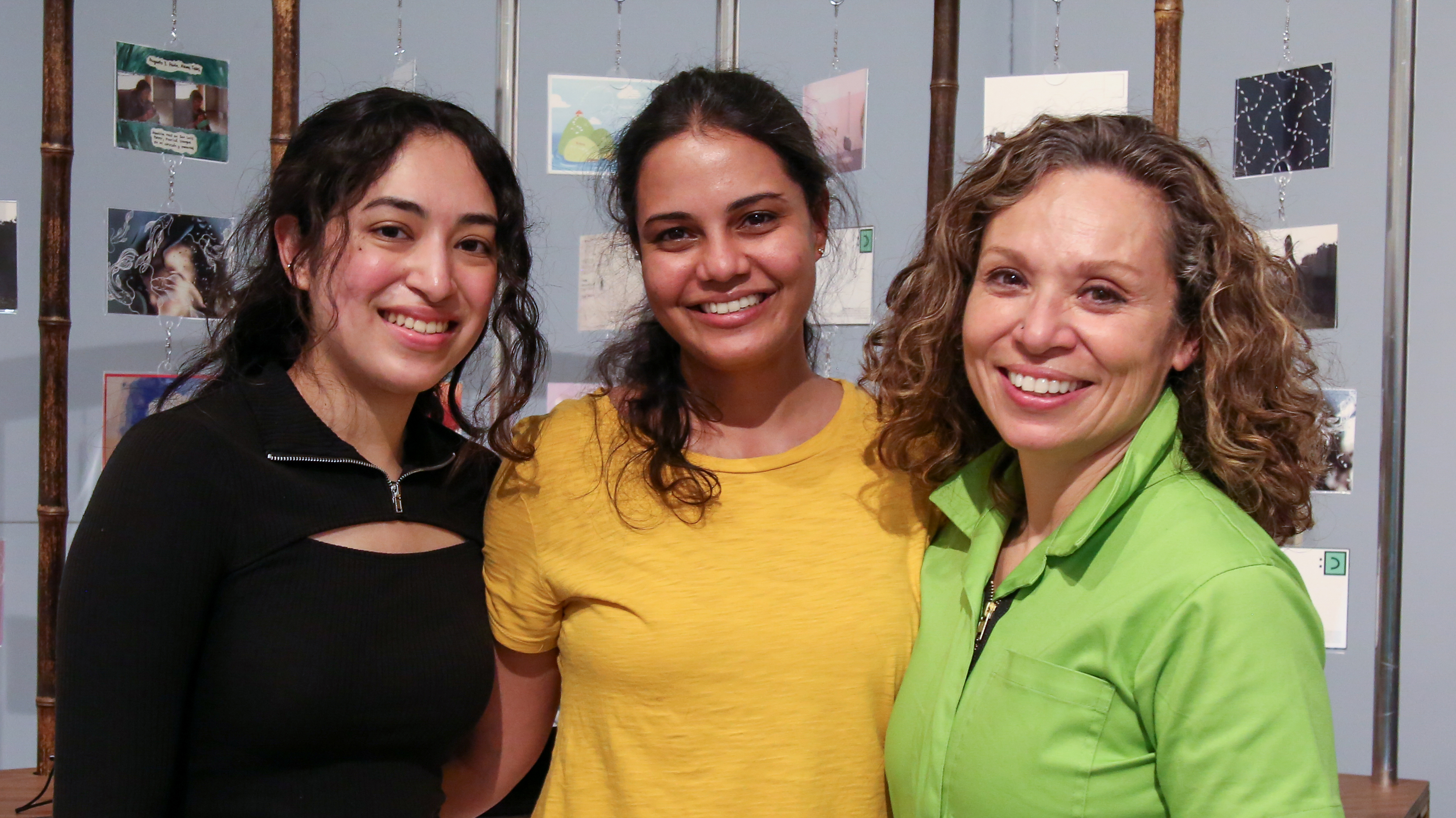 two students and their instructor